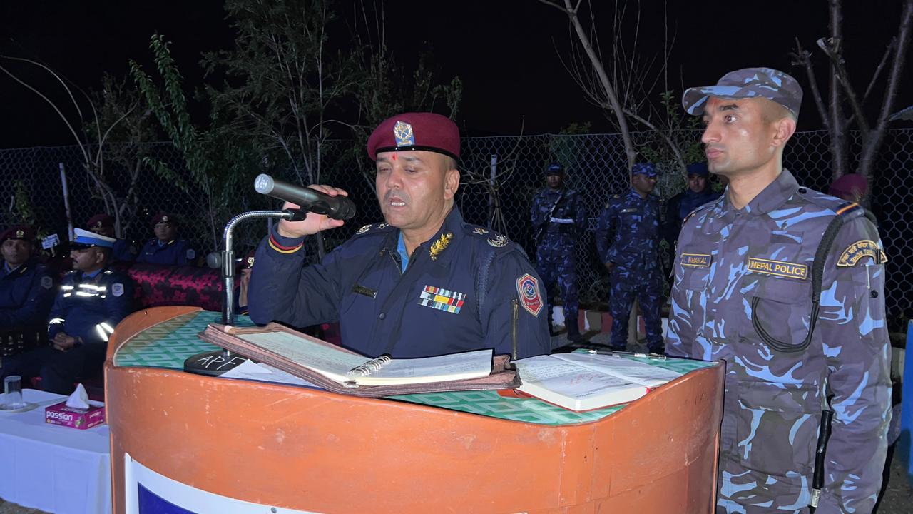 निर्वाचनमा भरपर्दो सुरक्षा व्यवस्थाका लागि एआईजी राठौरको निर्देशन