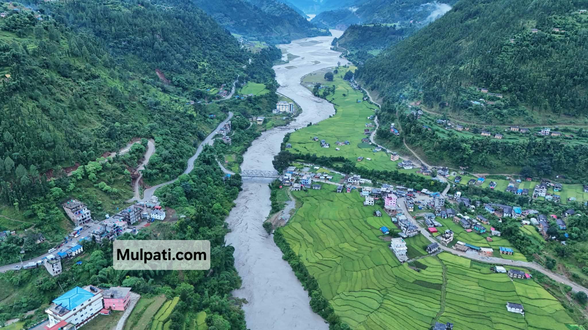 सानीभेरी नदिको तटिय क्षेत्रका बासिन्दालाई सुरक्षित रहन आग्रह