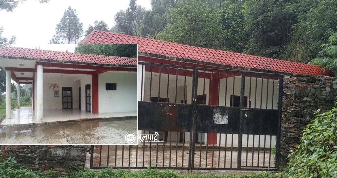 रुकुममा व्यक्तिगत जग्गामा सरकारी भवन, जग्गाधनीद्वारा तालाबन्दी