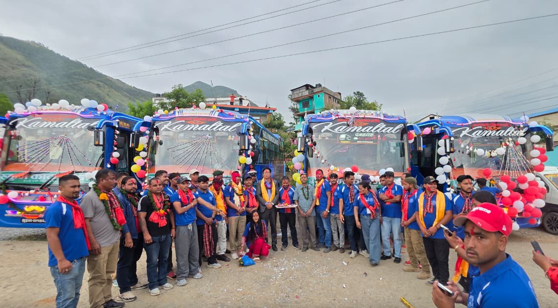 अब रुकुमबाट सुतेरै काठमाडौं जाने बस सेवा 
