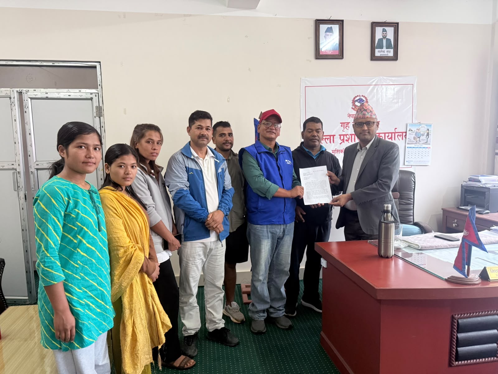 रोम विधान अनुमोदनका लागि सिडियोमार्फत प्रधानमन्त्रीलाई ज्ञापन पत्र