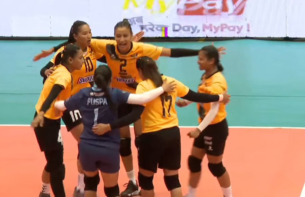 एभरेष्ट महिला भलिबल लिगको  उपाधि कर्णालीलाई