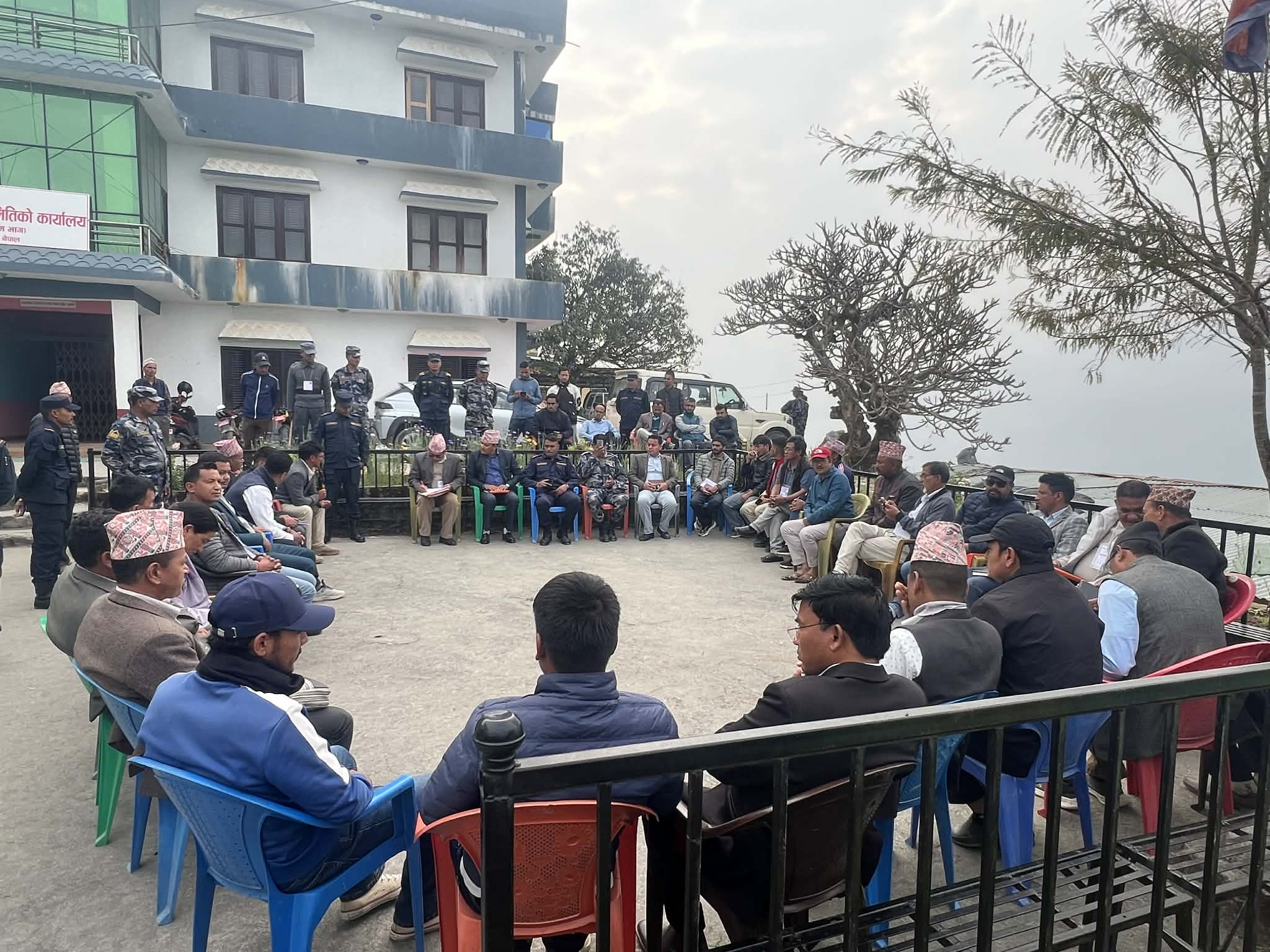 मुसिकोटमा सर्वदलिय बैठक सुरु, बैठकपछि मतगणना हुने