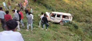 सल्यानमा जीप दुर्घटना हुँदा दुई जनाकाे मृत्यु