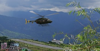 अत्याधिक रक्तश्राव भएकी महिलाको हेलिकोप्टर मार्फत उद्धार