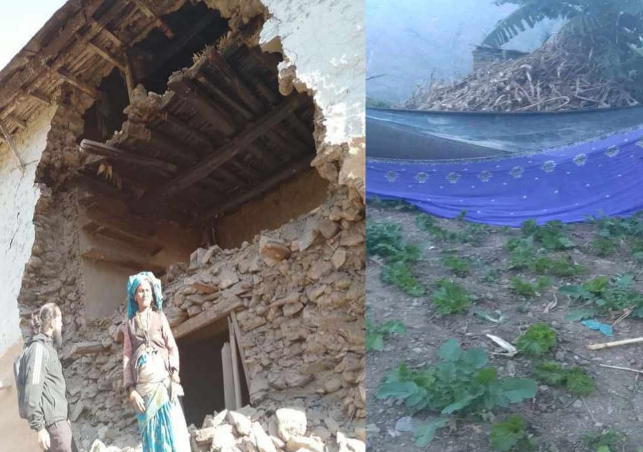 त्रिपाल कुर्दाकुर्दै पानी पर्न थाल्यो, भूकम्प पीडितलाई थप बिचल्ली हुने चिन्ता