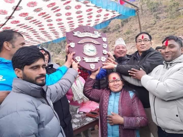 २२ स्वर्णसहित मुसिकोटलाई रनिङ शिल्डको उपाधि
