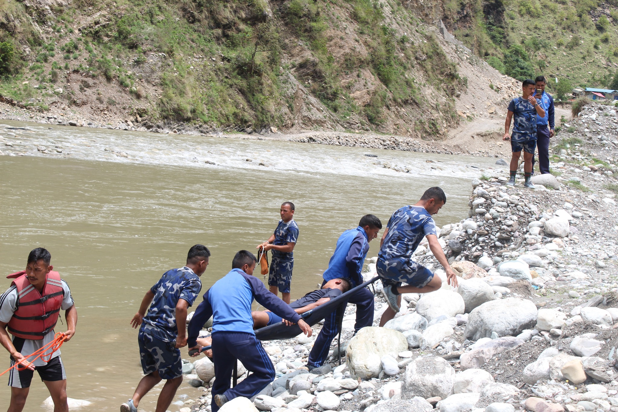 सानीभेरीमा विपद् प्रतिकार्यका लागि संयुक्त अभ्यास सम्पन्न
