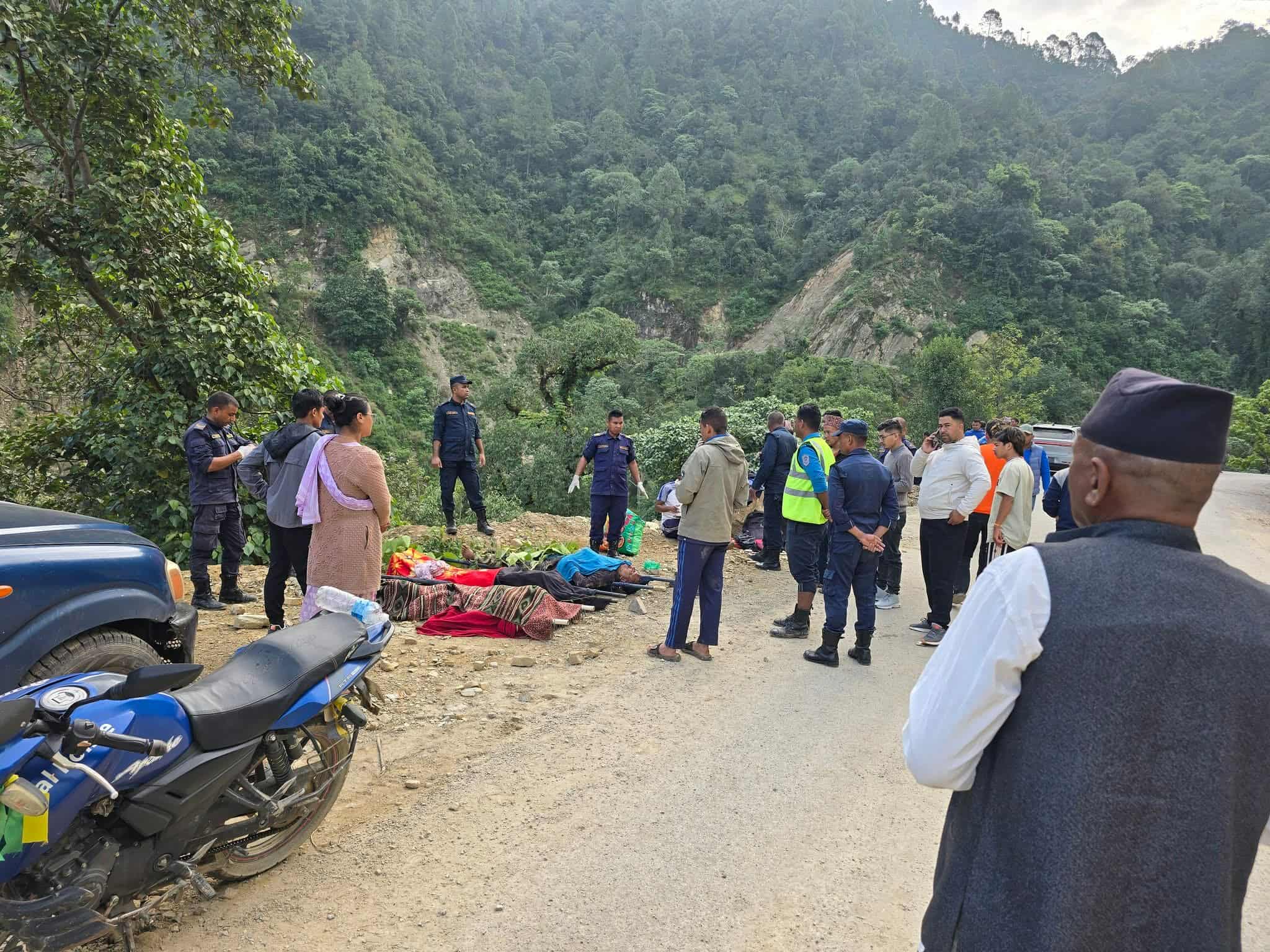 सल्यानमा भएको गाडी दुर्घटनाका मृतक र घाईतेको पहिचान खुल्यो