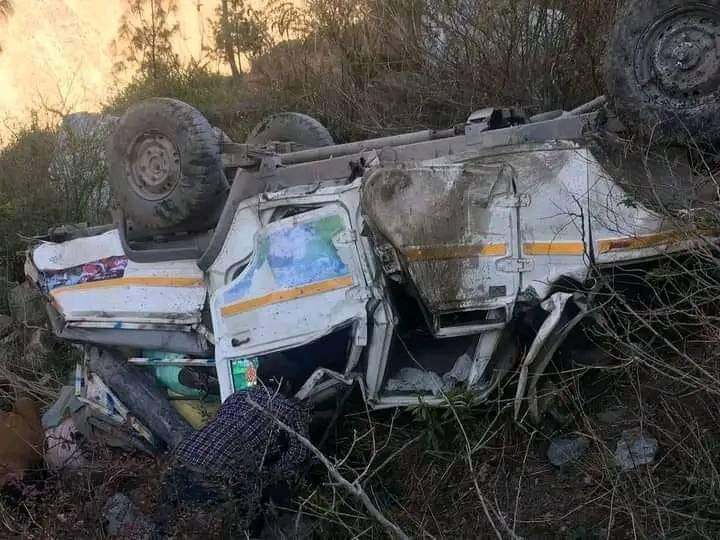 हुम्लाको अदानचुलीमा गाडी दुर्घटना हुँदा दुईको मृत्यु, पाँच घाइते