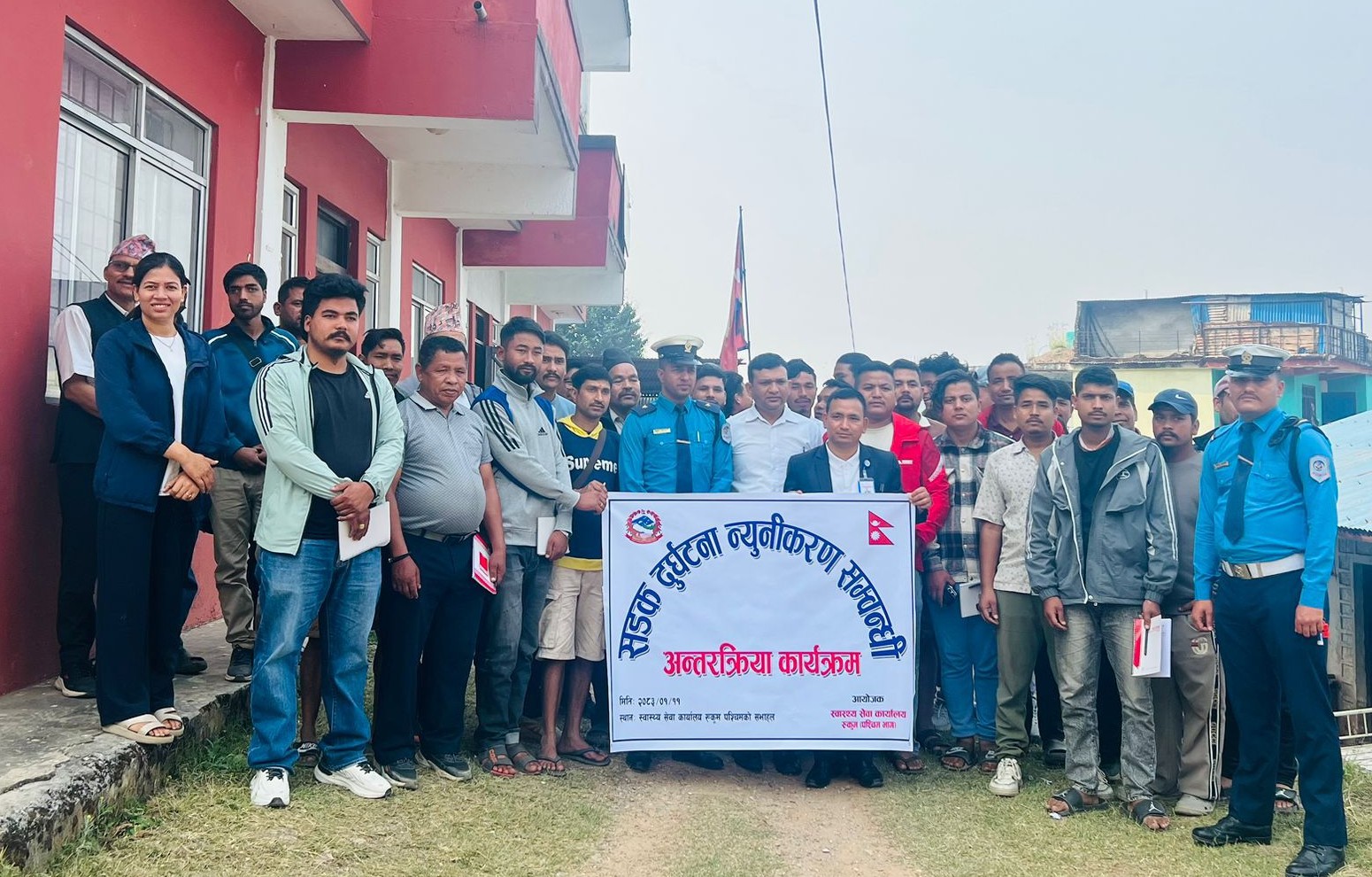 सवारी दुर्घटना कम गर्न चालकहरुलाई अभिमुखीकरण 