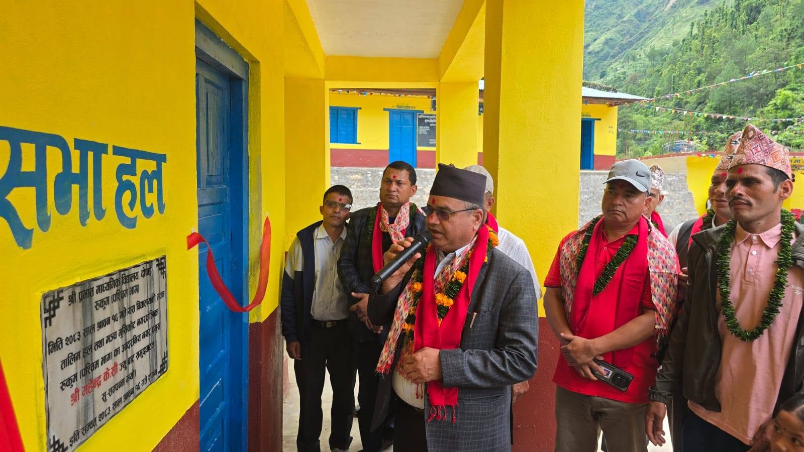 प्रभात माविमा एकसाथ नवनिर्मित भवन, तालिम र मञ्च उद्घाटन