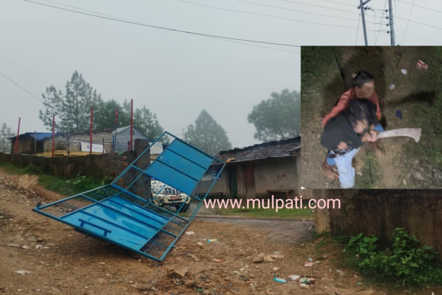 मध्यरातमा हतियारसहित घेत्मा स्वास्थ्य चौकीमा वितण्डा मच्चाउने मल्ल प्रहरीको फन्दामा