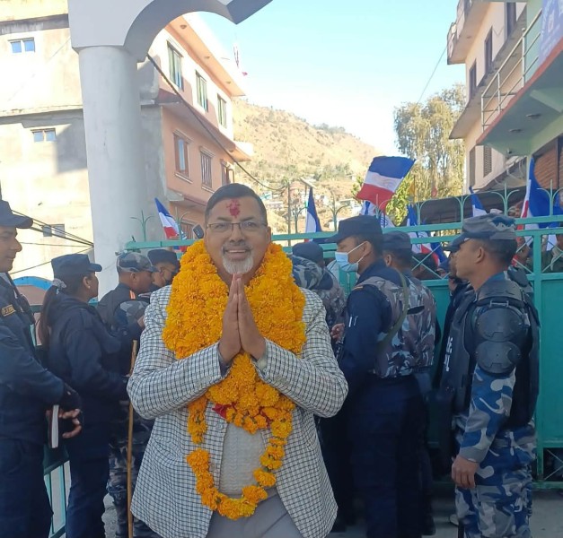 रुकुम पश्चिममा जनार्दन शर्माको सुरुवाती अग्रता