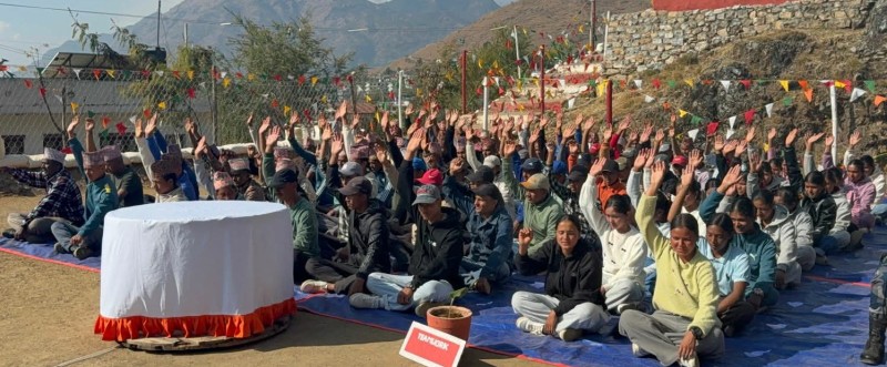 रुकुम पश्चिममा निर्वाचन प्रहरीलाई अन्तिम प्रवचन