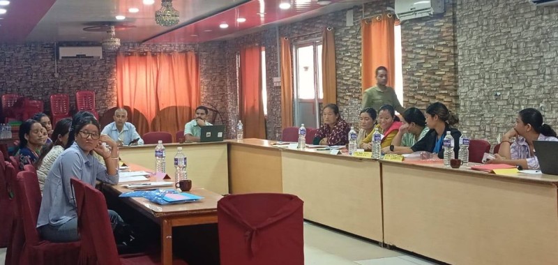 रुकुम पूर्वका नर्सिङ कर्मचारीहरुलाई मनोसामाजिक तालिम