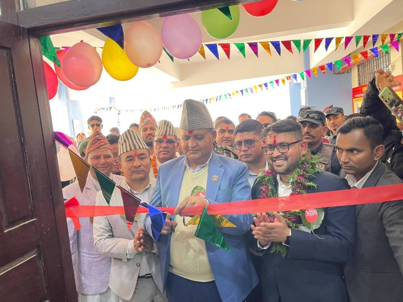 रुकुम पूर्वमा जिल्ला अस्पतालकाे नवनिर्मित भवन उद्घाटन