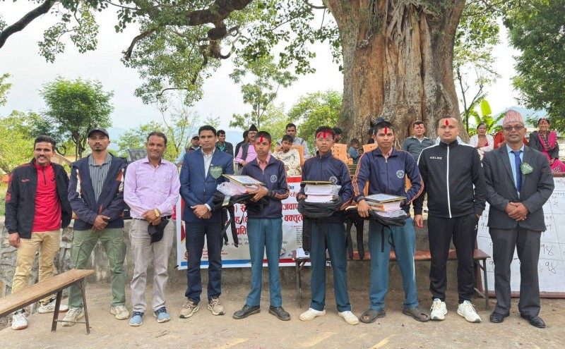 गणतन्त्र दिवसको अवसरमा आयोजित हाजिरीजवाफमा सरस्वती एडभान्स प्रथम