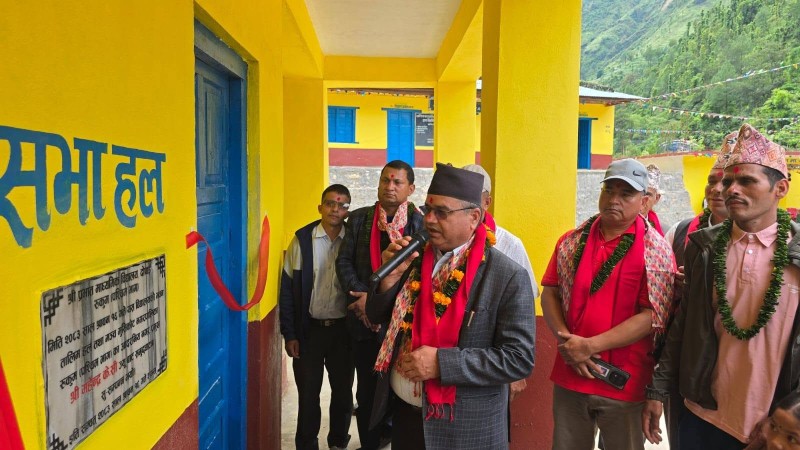 प्रभात माविमा एकसाथ नवनिर्मित भवन, तालिम र मञ्च उद्घाटन