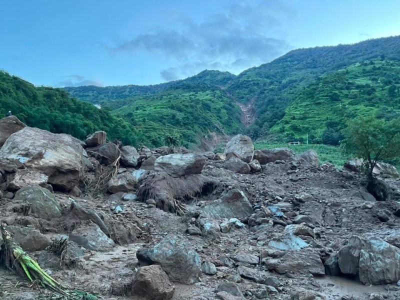 रोल्पामा पहिरो : मृतकको संख्या ७ पुग्यो, ५ जना अझै बेपत्ता