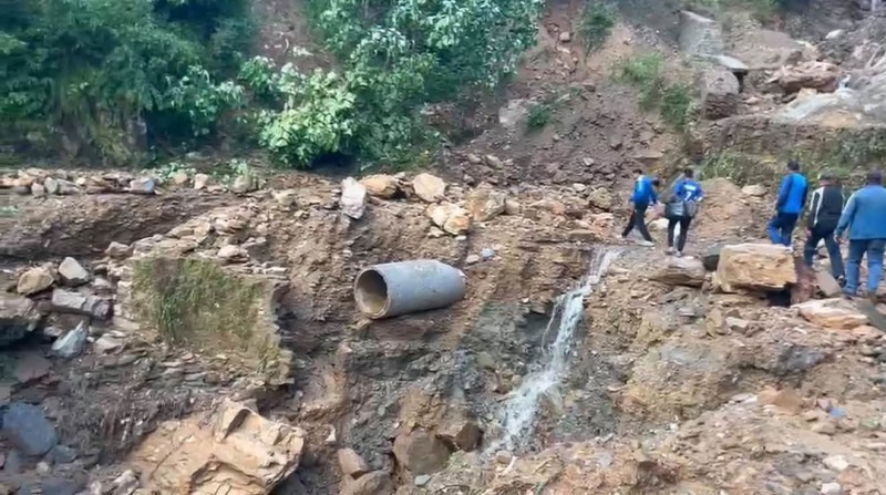 यस्तो छ सानीभेरी १० मा वर्षाले गरेको क्षतिको विवरण