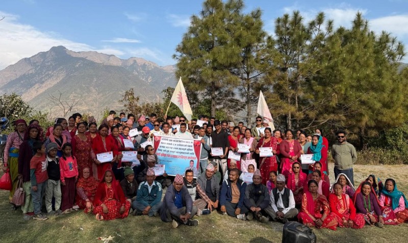 रुकुम पूर्वमा एमालेको चुनावी समिक्षा, युवाहरुलाई धन्यवाद पत्र