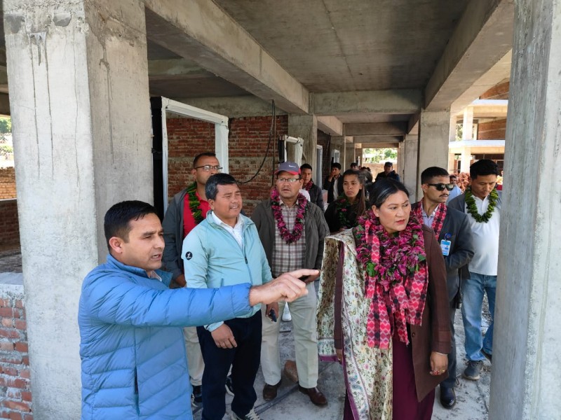 स्थलगत योजना अनुगमनमा प्रदेश मन्त्री बुढा