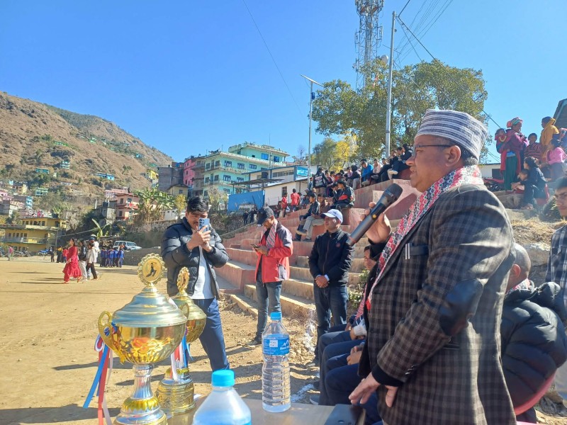 रुकुममा पहिलो पटक अन्तर विद्यालय स्तरीय क्रिकेट प्रतियोगिता 