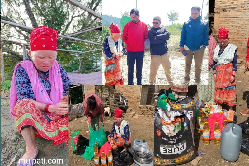 मूलपाटीको वार्षिकोत्सवको अवसरमा अपाङ्गता भएका विपन्न परिवारलाई सहयोग 