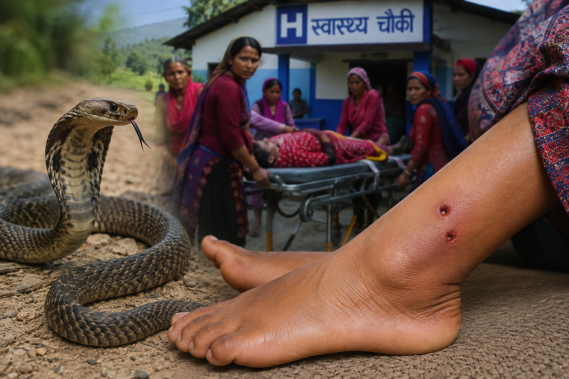 सर्पले टोकेपछि रुकुमका चार महिला बिरामी