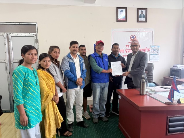 रोम विधान अनुमोदनका लागि सिडियोमार्फत प्रधानमन्त्रीलाई ज्ञापन पत्र