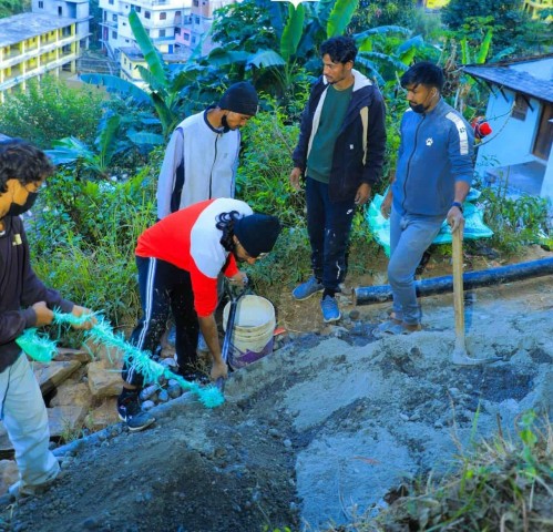 सानीभेरी ८ मा जेन-जी भेला सम्पन्न, बाटो निर्माण गर्न सुरु