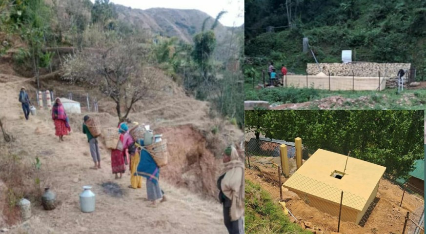 खानेपानी योजना बिग्रिएपछि लिउरेवारीका ९० घरधुरीलाई समस्या 