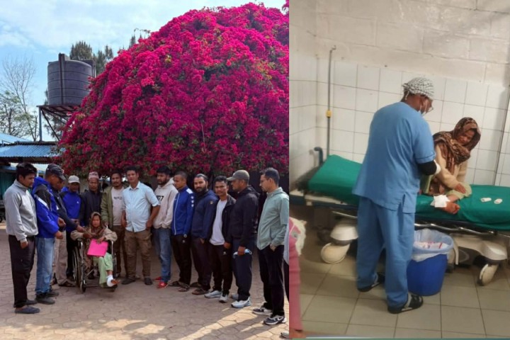 उपचारको लागि आर्थिक समस्या भएका बिरामीलाई युवाहरुको सहयोग