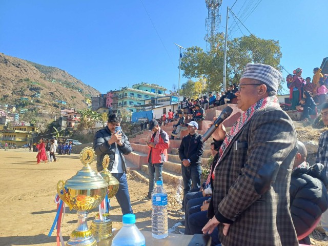 रुकुममा पहिलो पटक अन्तर विद्यालय स्तरीय क्रिकेट प्रतियोगिता 