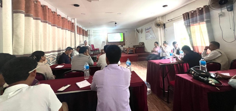 रुकुमका सञ्चारकर्मीलाई स्वास्थ्य प्रवर्द्धन सम्बन्धी अभिमुखीकरण