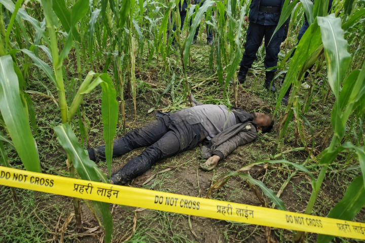 सानीभेरी १ को मकैबारीमा एक पुरुषको शव फेला