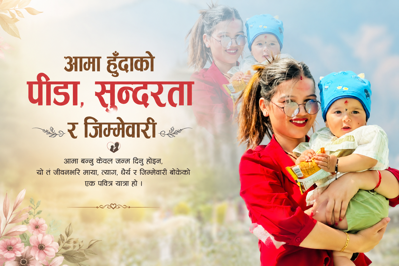 आमा हुँदाको पीडा, सुन्दरता र जिम्मेवारी