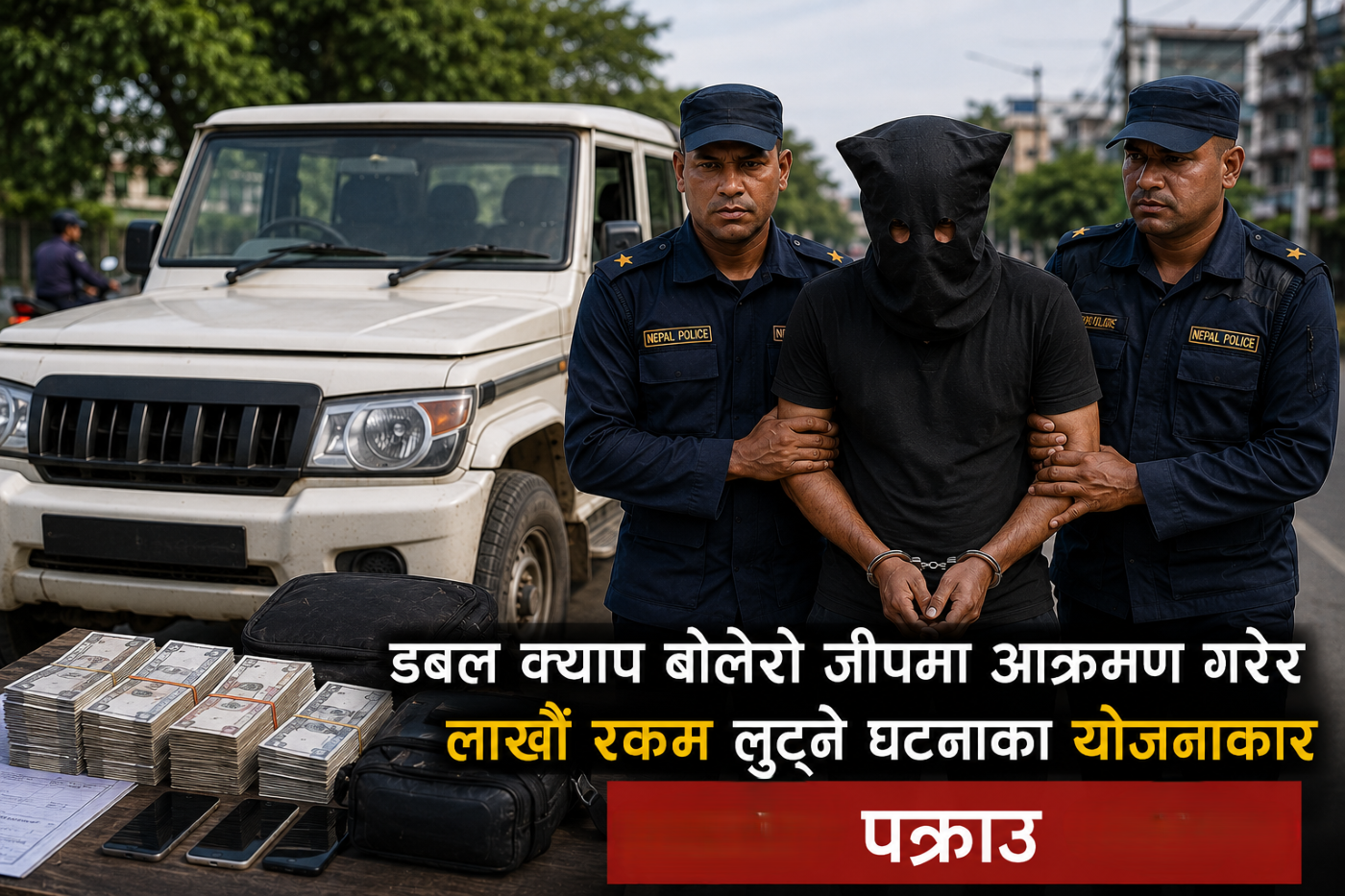 जब चालकले नै जीपमा आक्रमण गरि लाखौ रकम लुट्ने गर्ने योजना बनाए ! अनि आफै फन्दामा परे ...