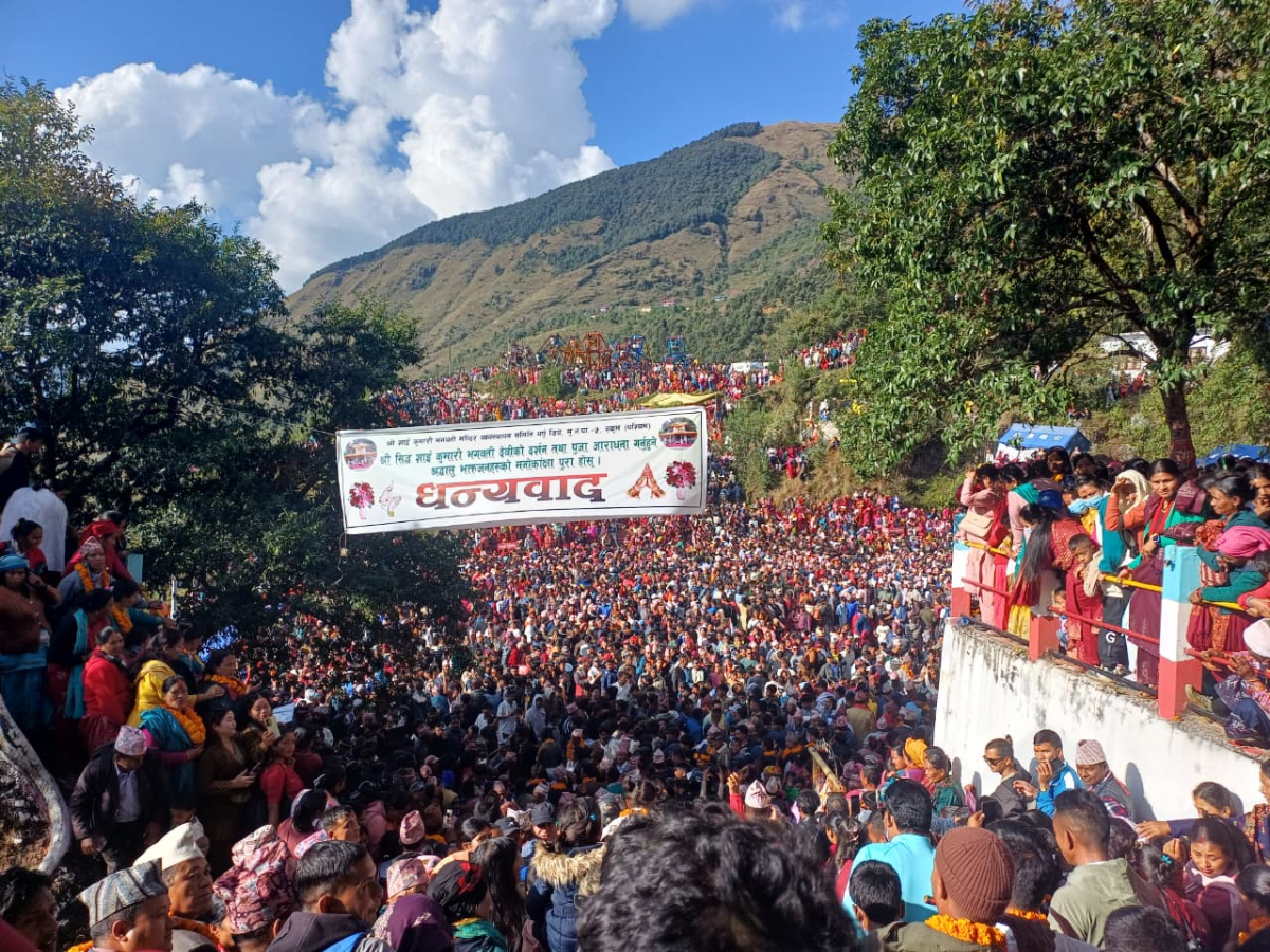 पाँच दिनसम्म लागेको डिग्रे मेला सकियो, मेलाको मुख्य आकर्षण  ‘लट्ठी नाच’ 