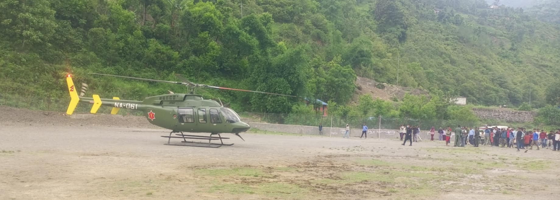 आठबिसकोटबाट गर्भवती महिलाको हवाई उद्धार