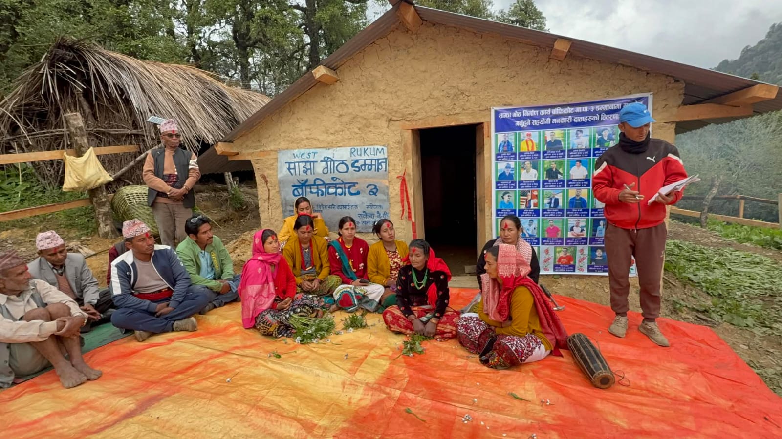 स्यार्पु सिस्ने ट्रेकिङ रुटमा पर्यटकको आवासको लागि सामुदायिक भवन निर्माण 